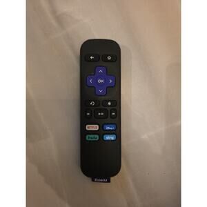 Genuine ROKU TV Remote RC-ALIR Netflix, Disney+, hulu, and Sling USED